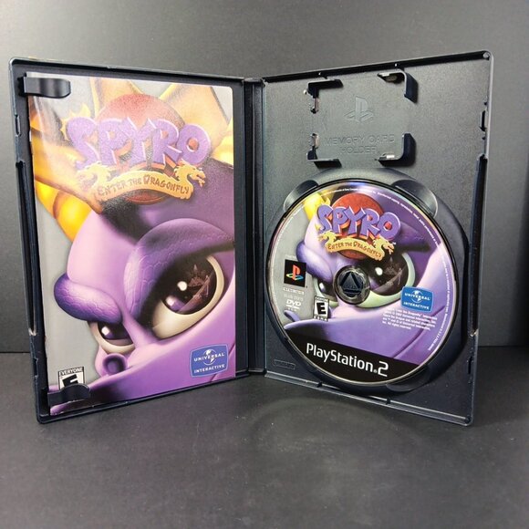 TESTED Spyro Enter the Dragonfly (PlayStation 2 2002)PS2 Case, CD, Manual USA - Picture 11 of 11